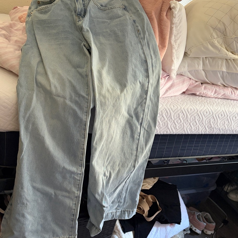 Edikted Light Blue Women Jeans